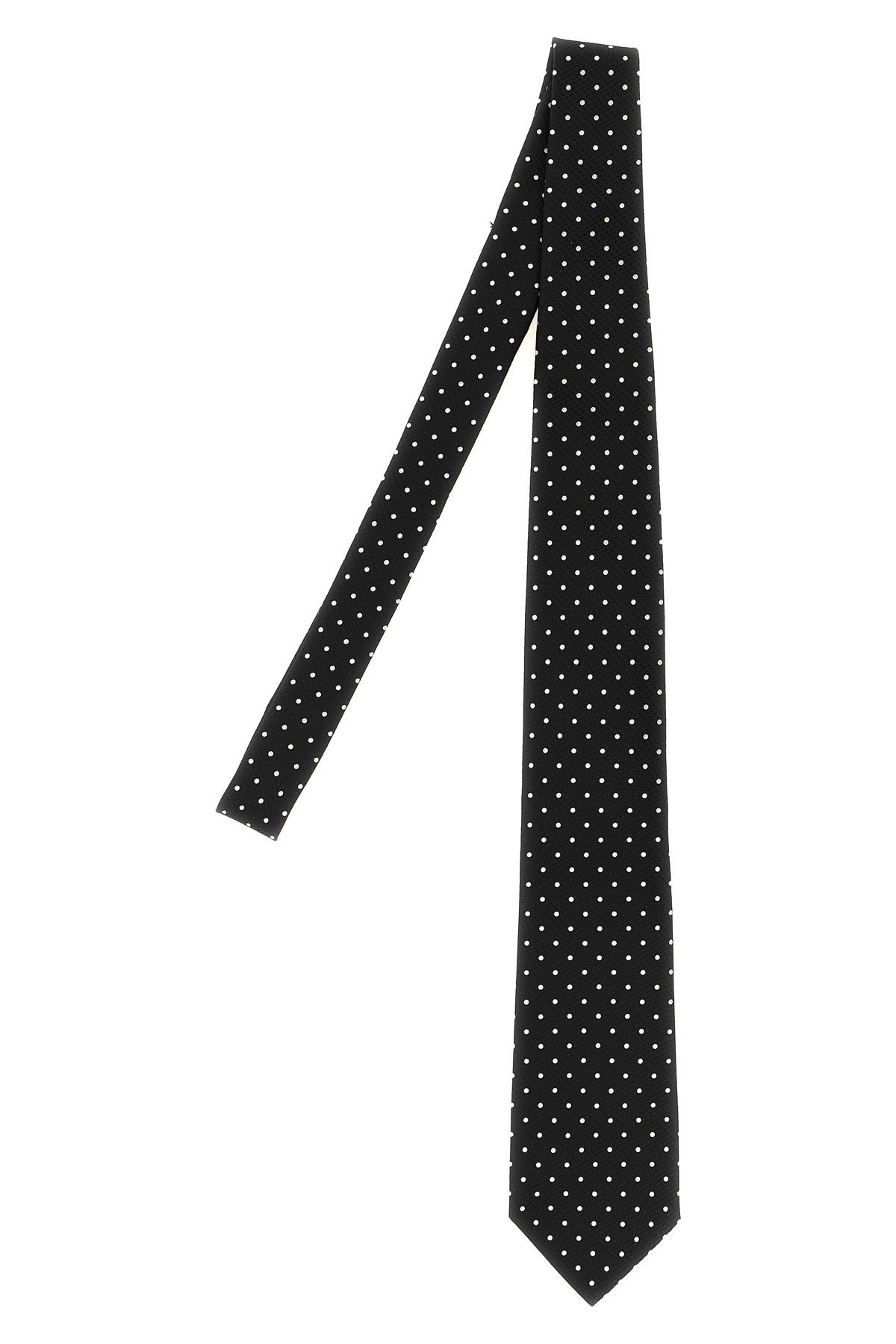 TOM FORD Polka dot tie For Men 100% silk mulberry