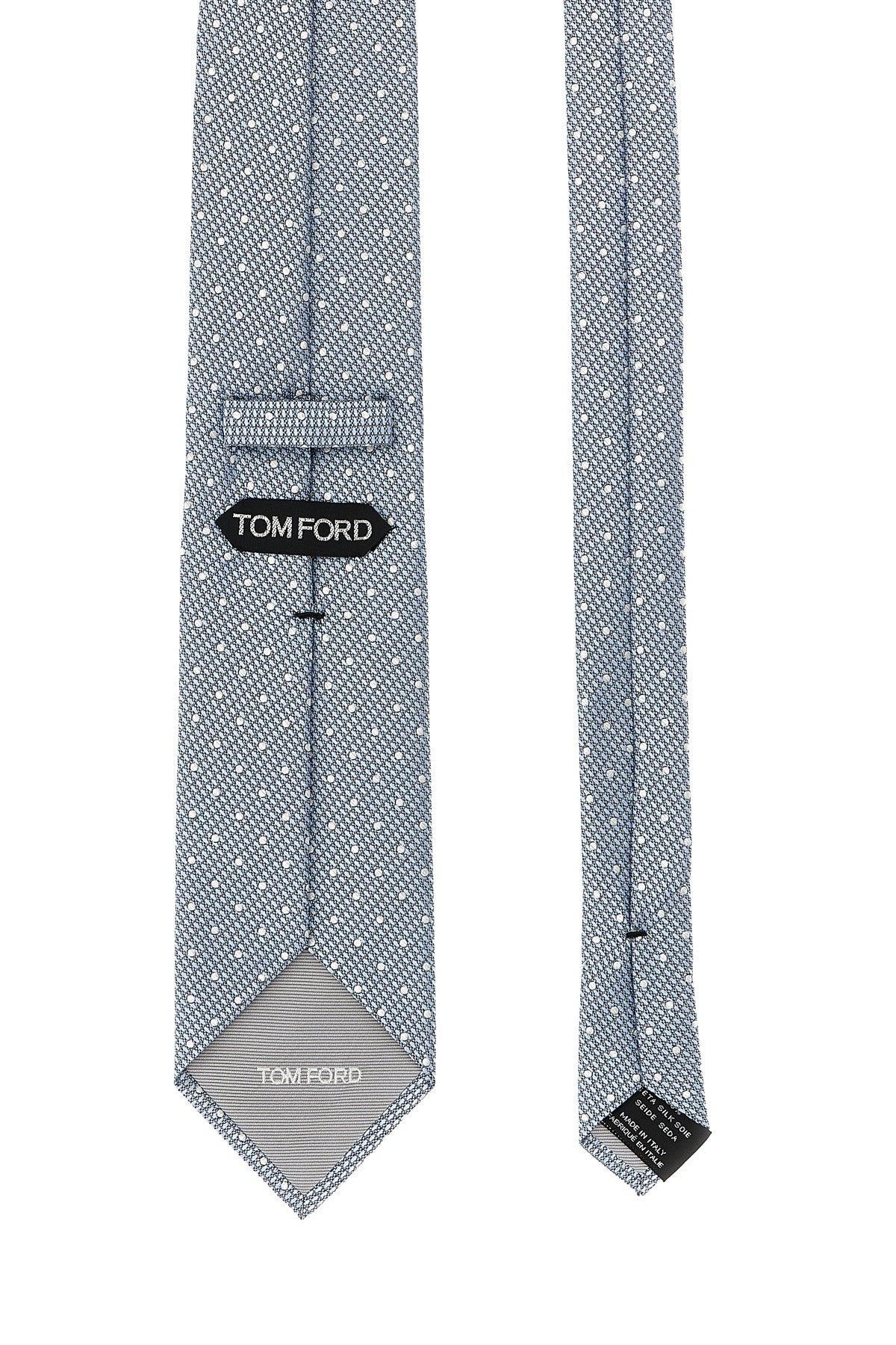 TOM FORD Polka dot tie For Men 100% silk mulberry