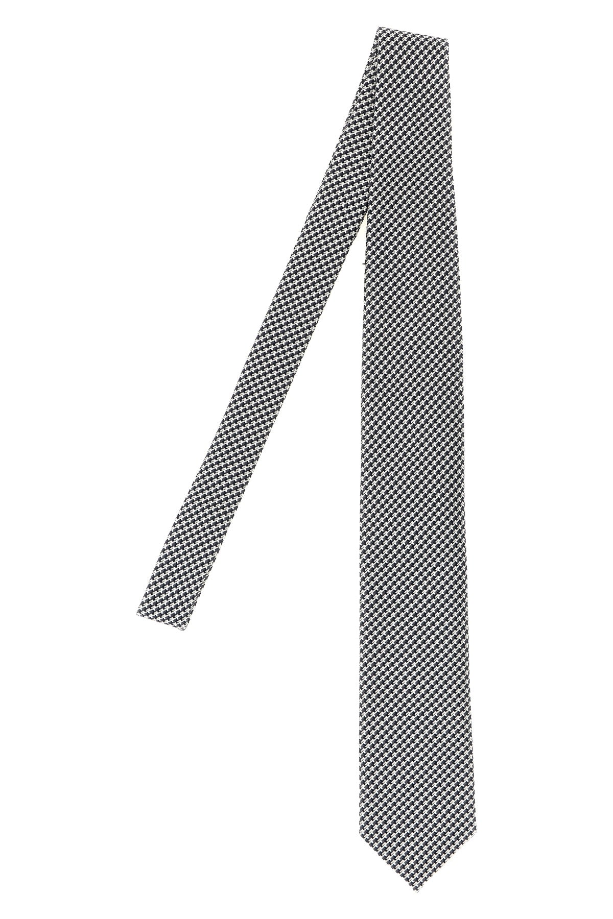TOM FORD Tonal star tie For Men 100% silk mulberry