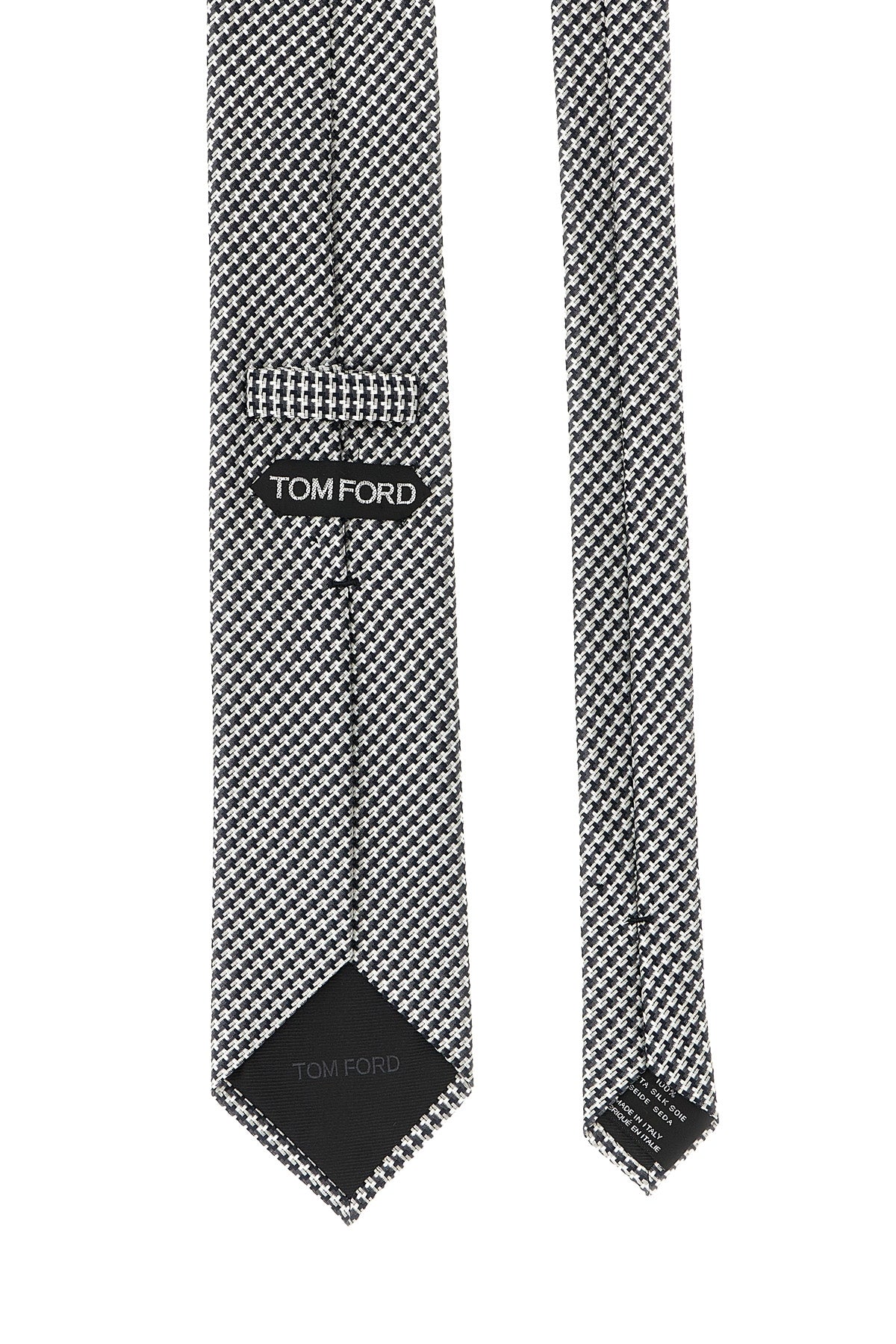 TOM FORD Tonal star tie For Men 100% silk mulberry