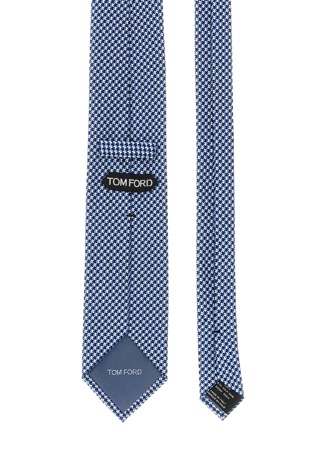 TOM FORD Tonal star tie For Men 100% silk mulberry