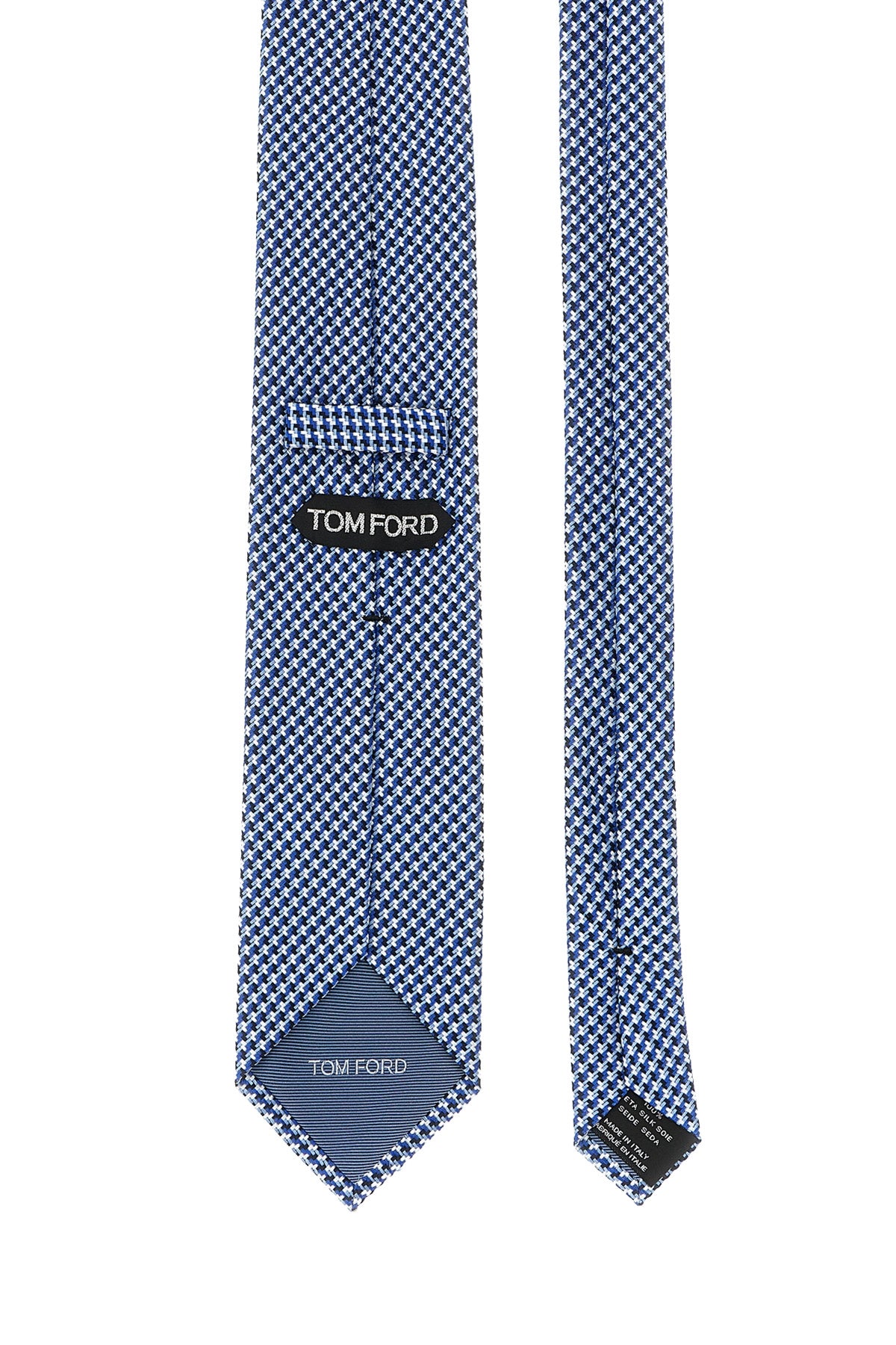 TOM FORD Tonal star tie For Men 100% silk mulberry