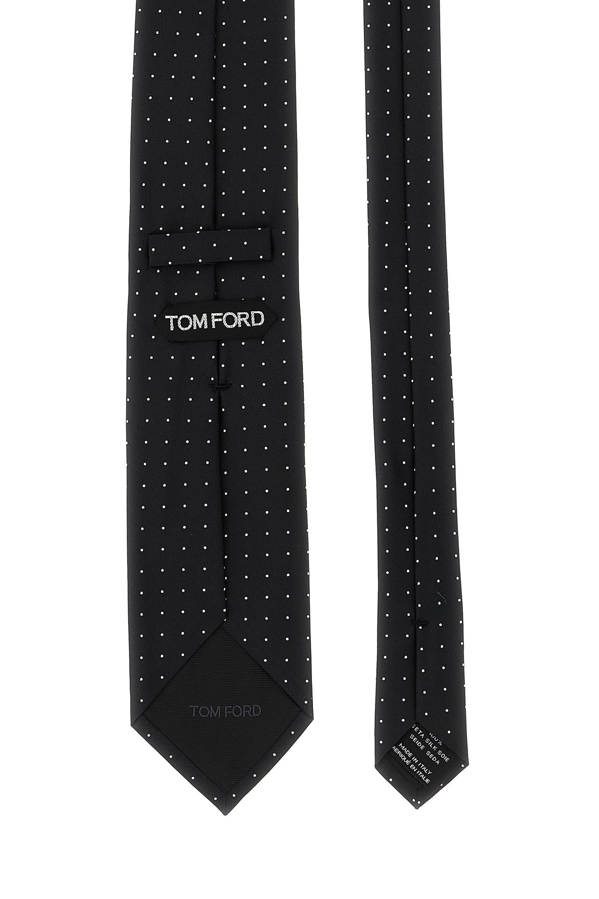 TOM FORD Micro polka dot tie For Men 100% silk mulberry
