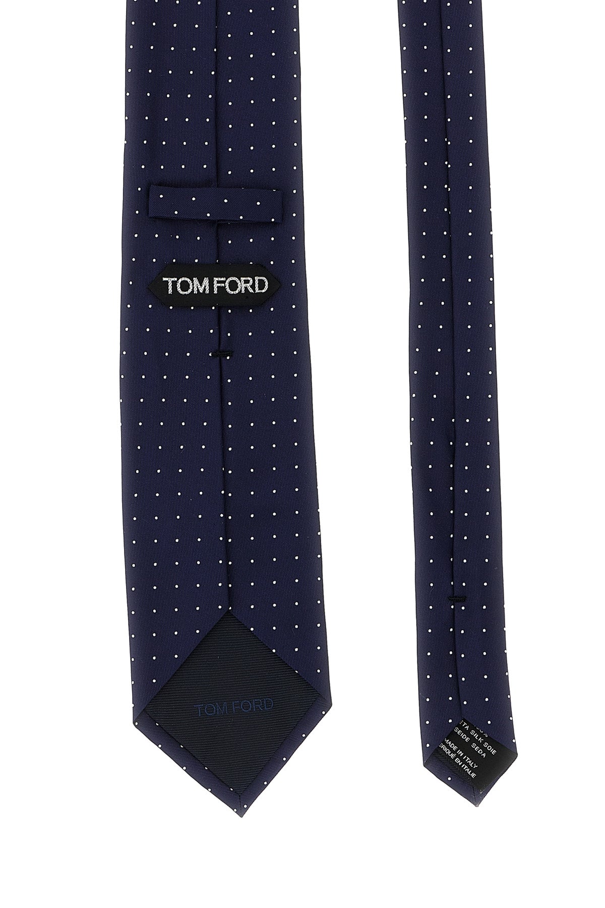 TOM FORD Micro polka dot tie For Men 100% silk mulberry