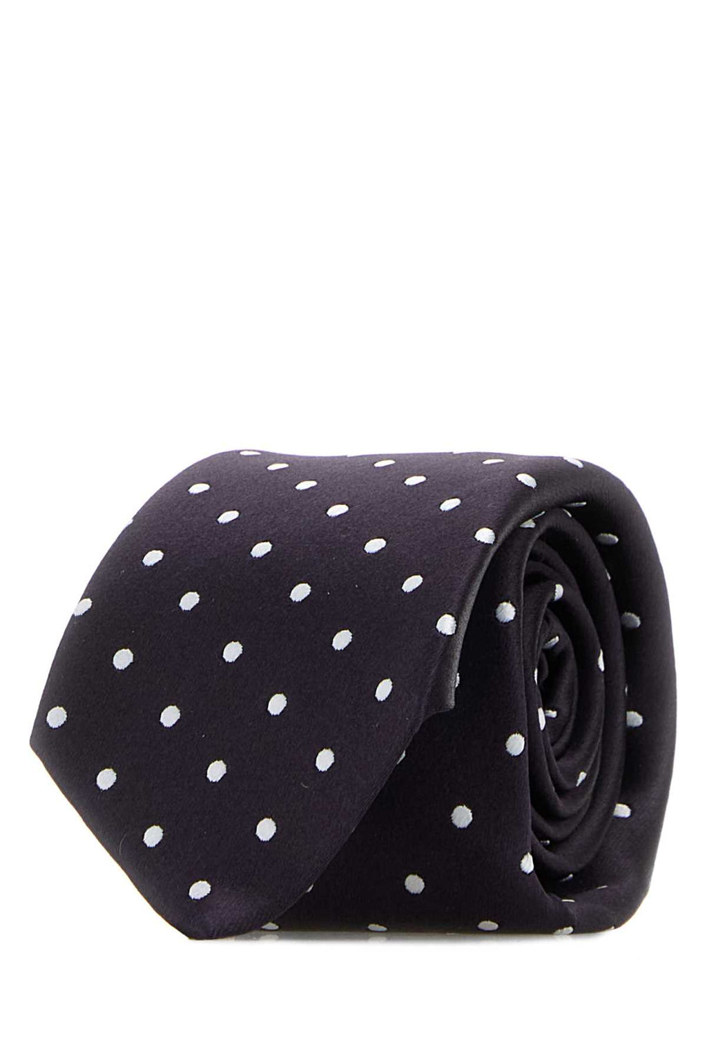 TOM FORD SATIN PEARL POLKA DOT TIE 6 CM For Men Exterior: 100% Silk