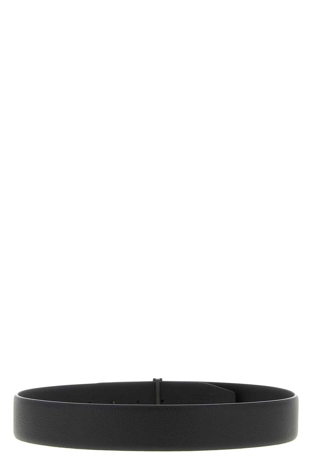 TOM FORD Hammered leather belt For Men 100% calfskin leather (Bos Taurus)