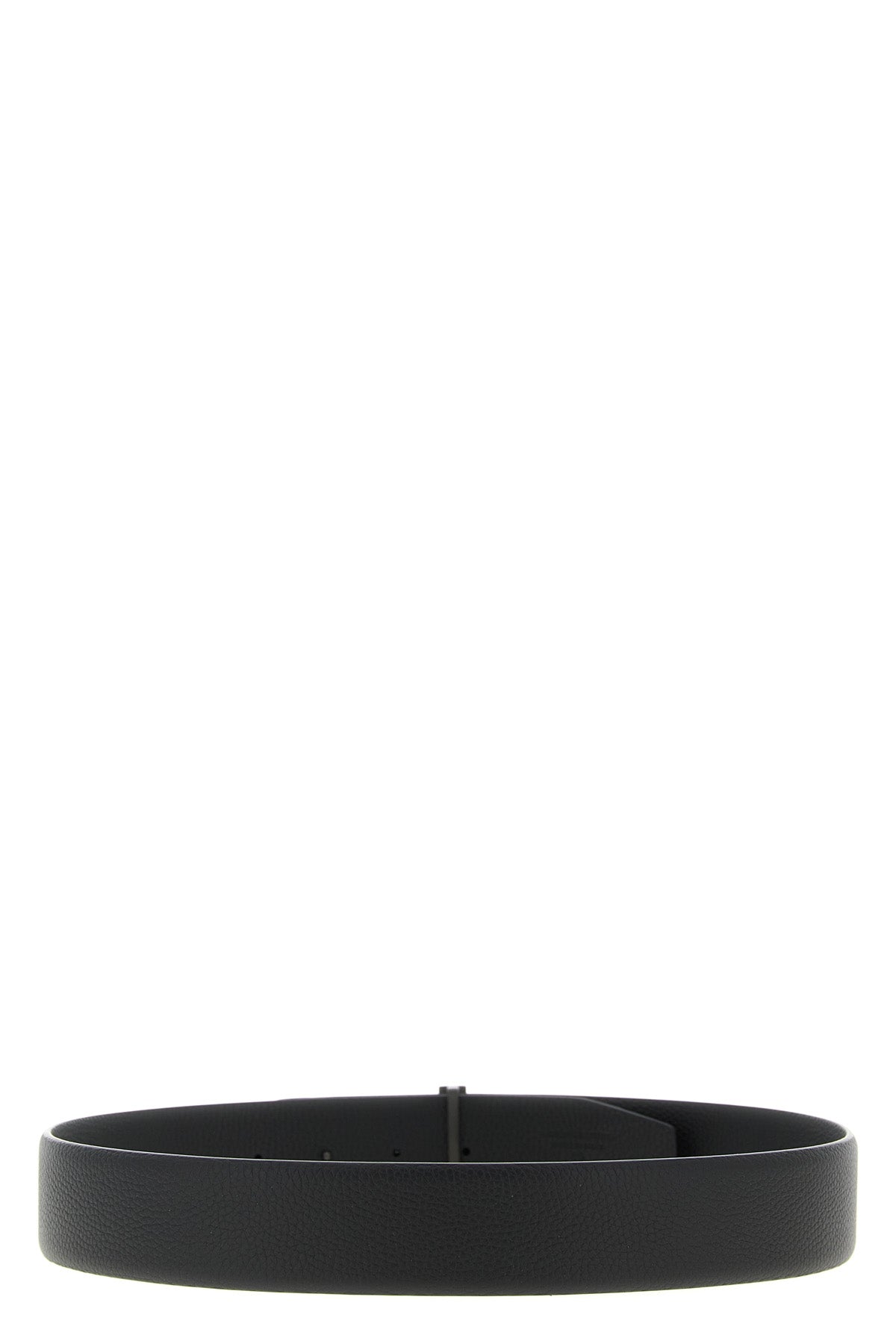 TOM FORD Hammered leather belt For Men 100% calfskin leather (Bos Taurus)