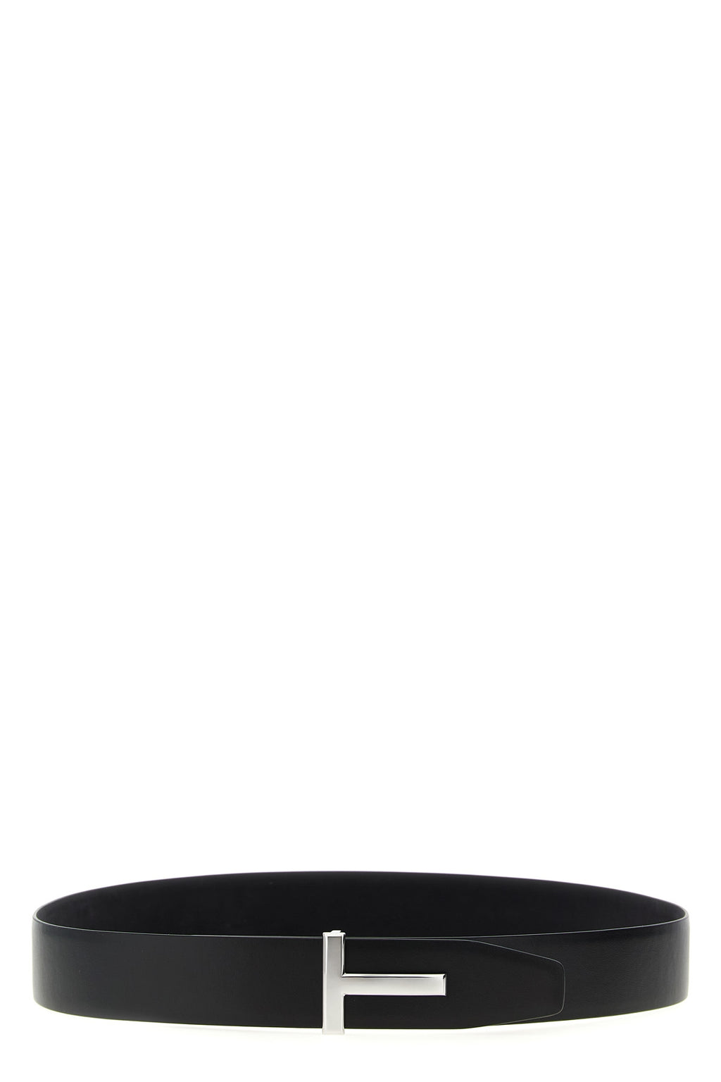 TOM FORD 'T' reversible belt For Men 100% calfskin leather (Bos Taurus)