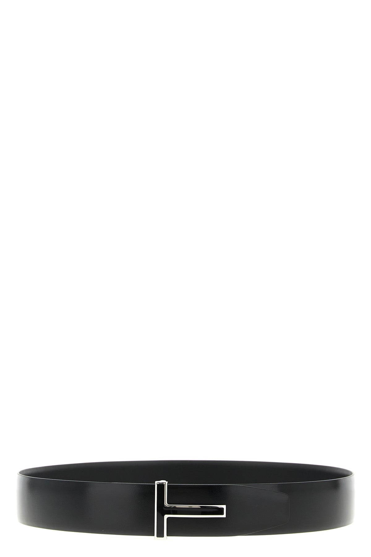 TOM FORD Shiny leather belt For Men 100% calfskin leather (Bos Taurus)