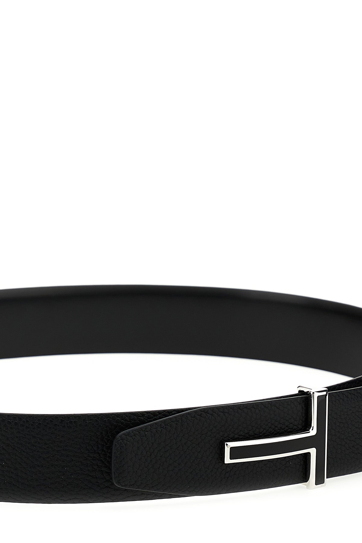 TOM FORD Logo leather belt For Men 100% calf leather (bos taurus)