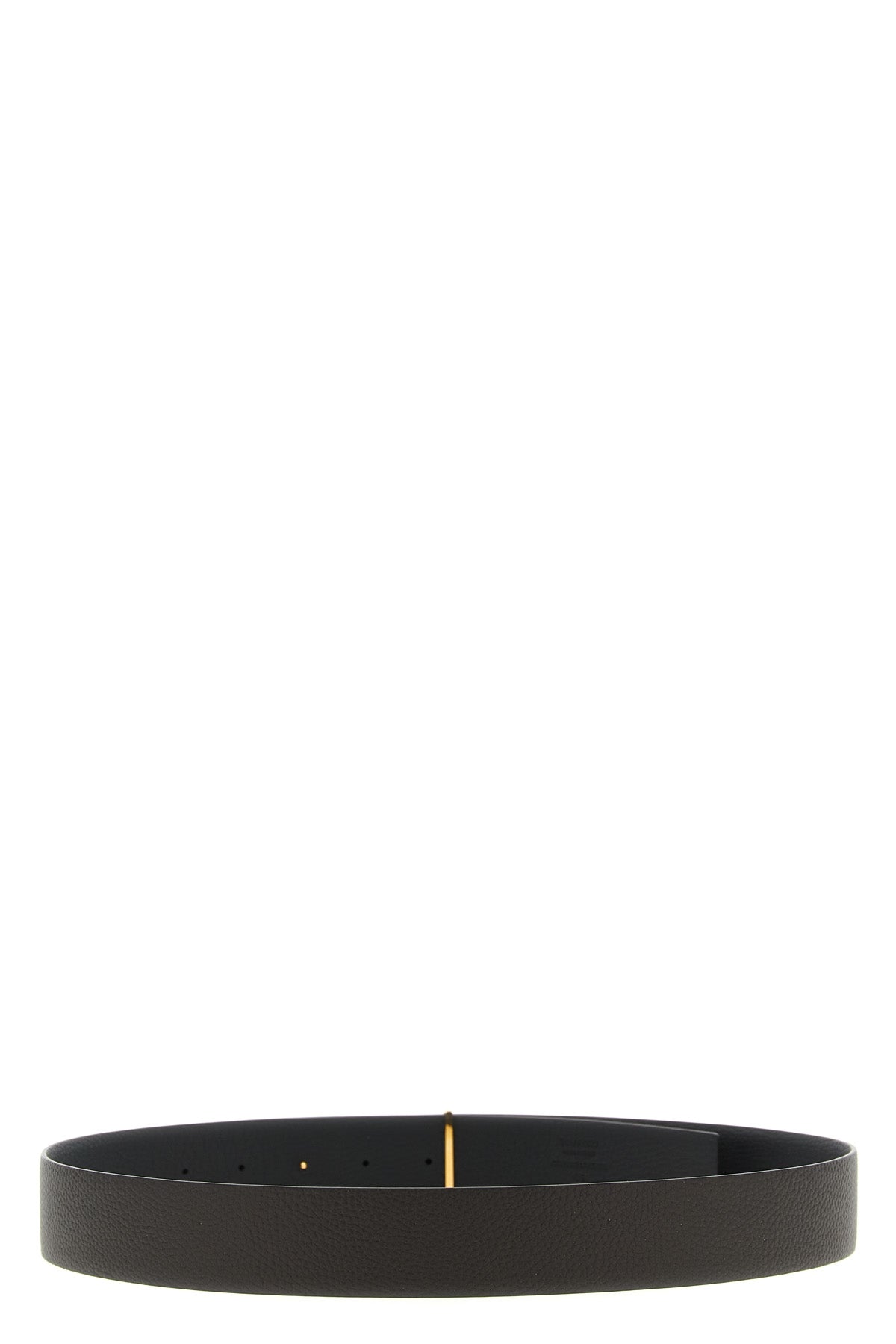 TOM FORD 'Slim T' reversible belt For Men 100% calfskin leather (Bos Taurus)