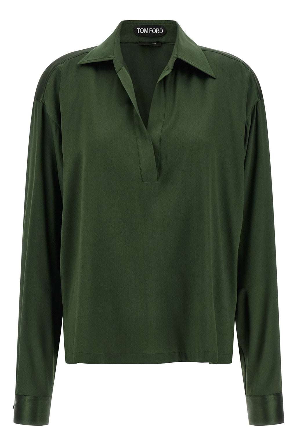 TOM FORD Silk polo shirt For Women 94% silk 6% elastane