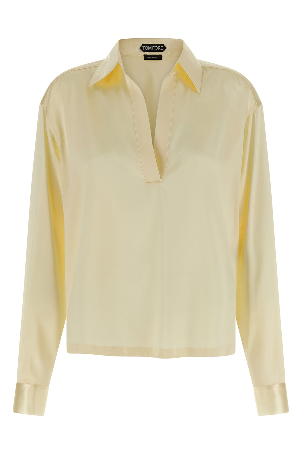 TOM FORD Silk polo shirt For Women 94% silk 6% elastane