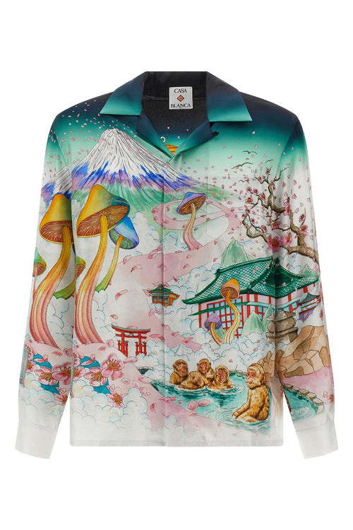 CASABLANCA 'Flowers' shirt For Men 100% silk