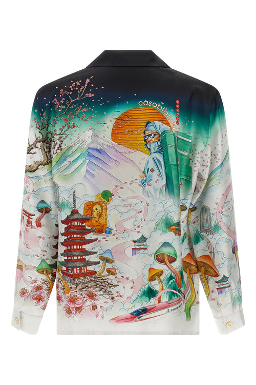 CASABLANCA 'Flowers' shirt For Men 100% silk