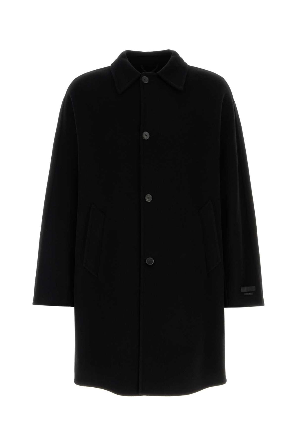 PRADA SOPRABITO MONOPETTO IN MISTO LANA For Men Exterior: 50% Cashmere 50% Virgin wool