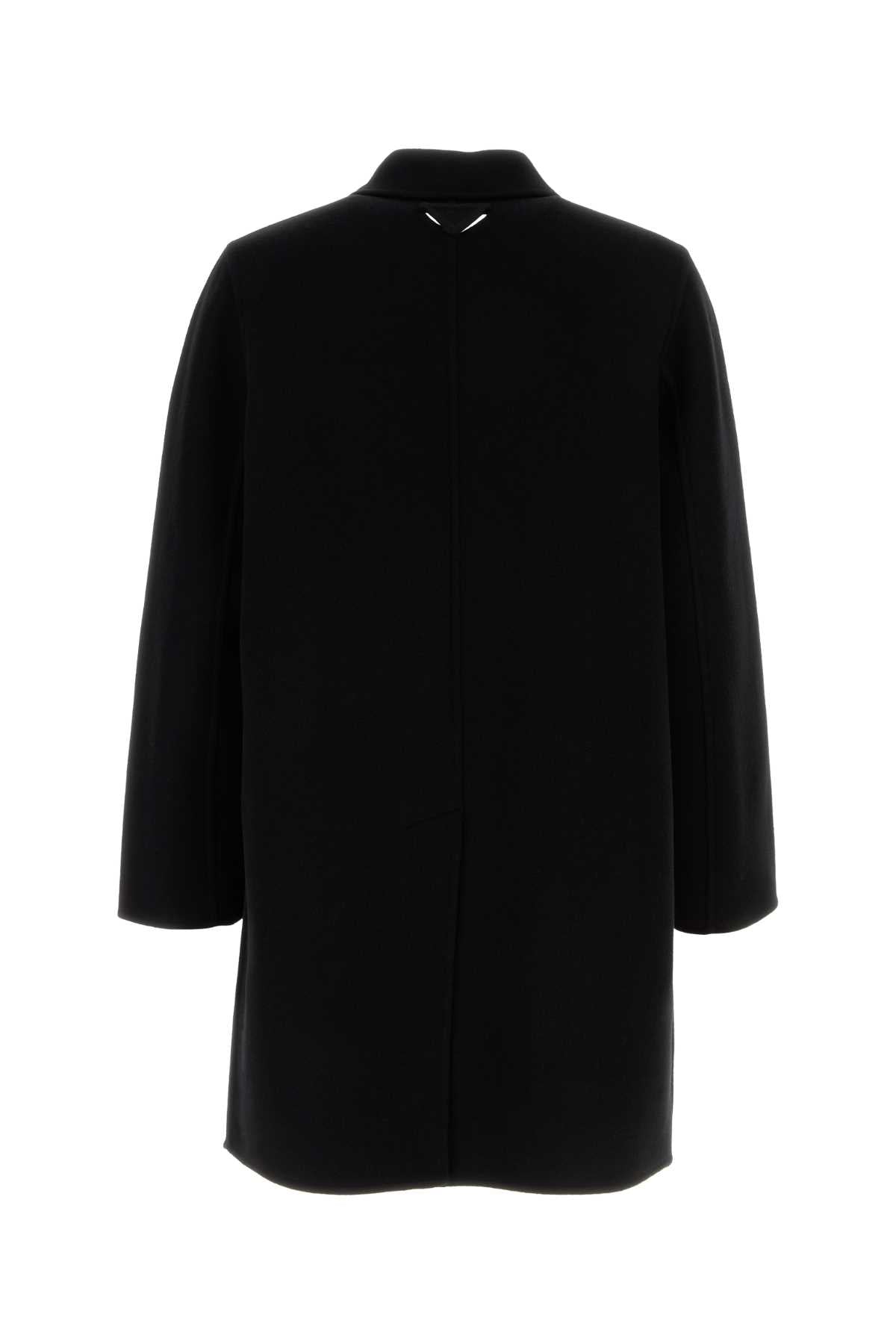 PRADA SOPRABITO MONOPETTO IN MISTO LANA For Men Exterior: 50% Cashmere 50% Virgin wool
