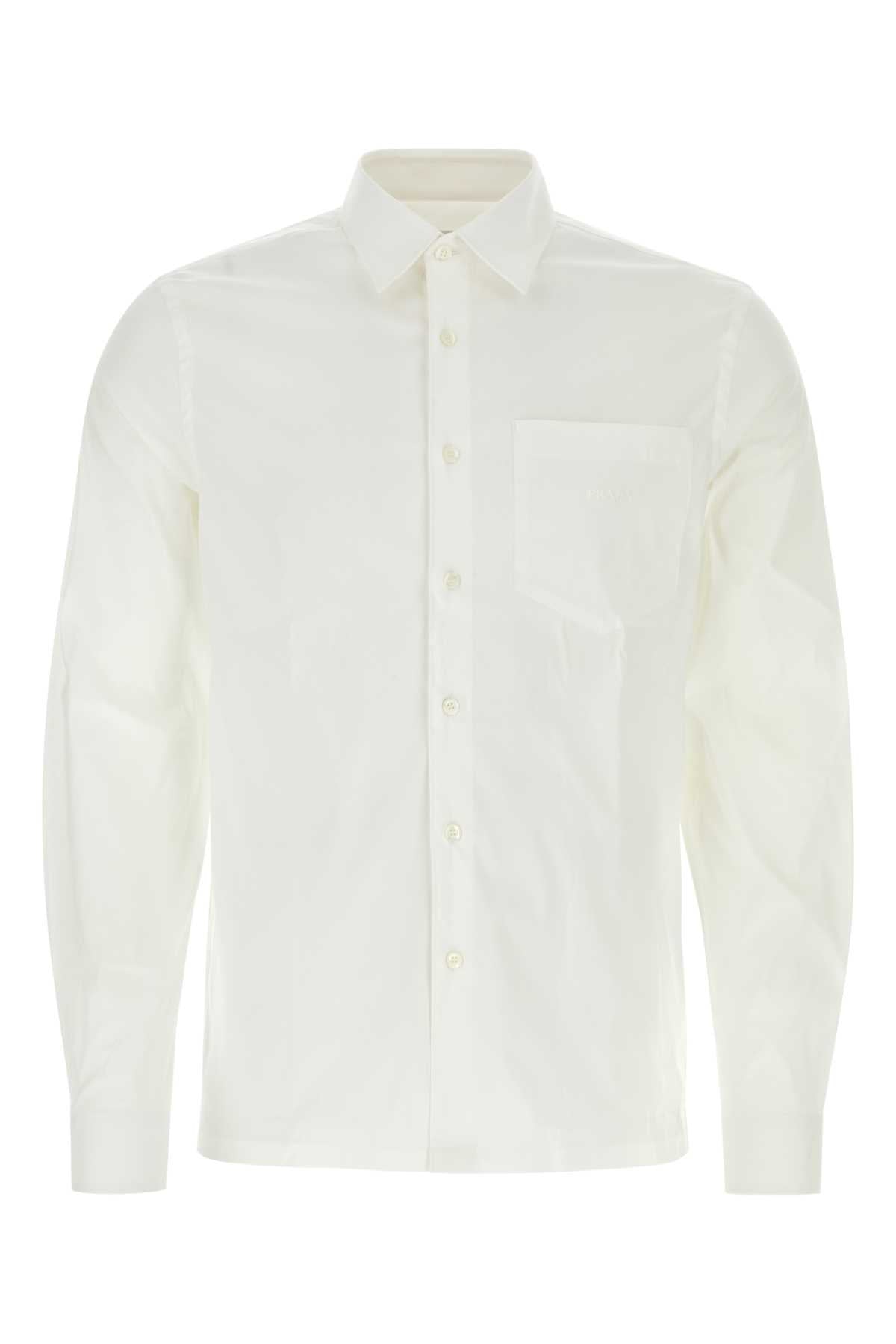 PRADA CAMICIA For Men 75%CO05%EA20%POLIAMMIDERICICLATA-100%TROCHUSNILOTICUS