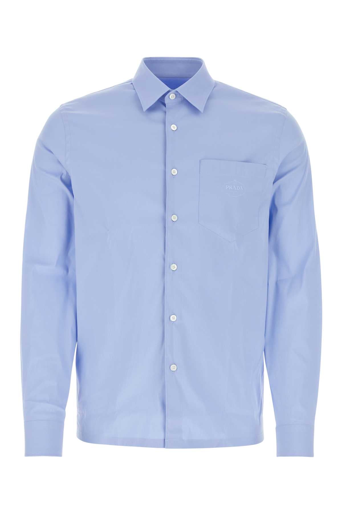 PRADA CAMICIA For Men 75%CO05%EA20%POLIAMMIDERICICLATA-100%TROCHUSNILOTICUS