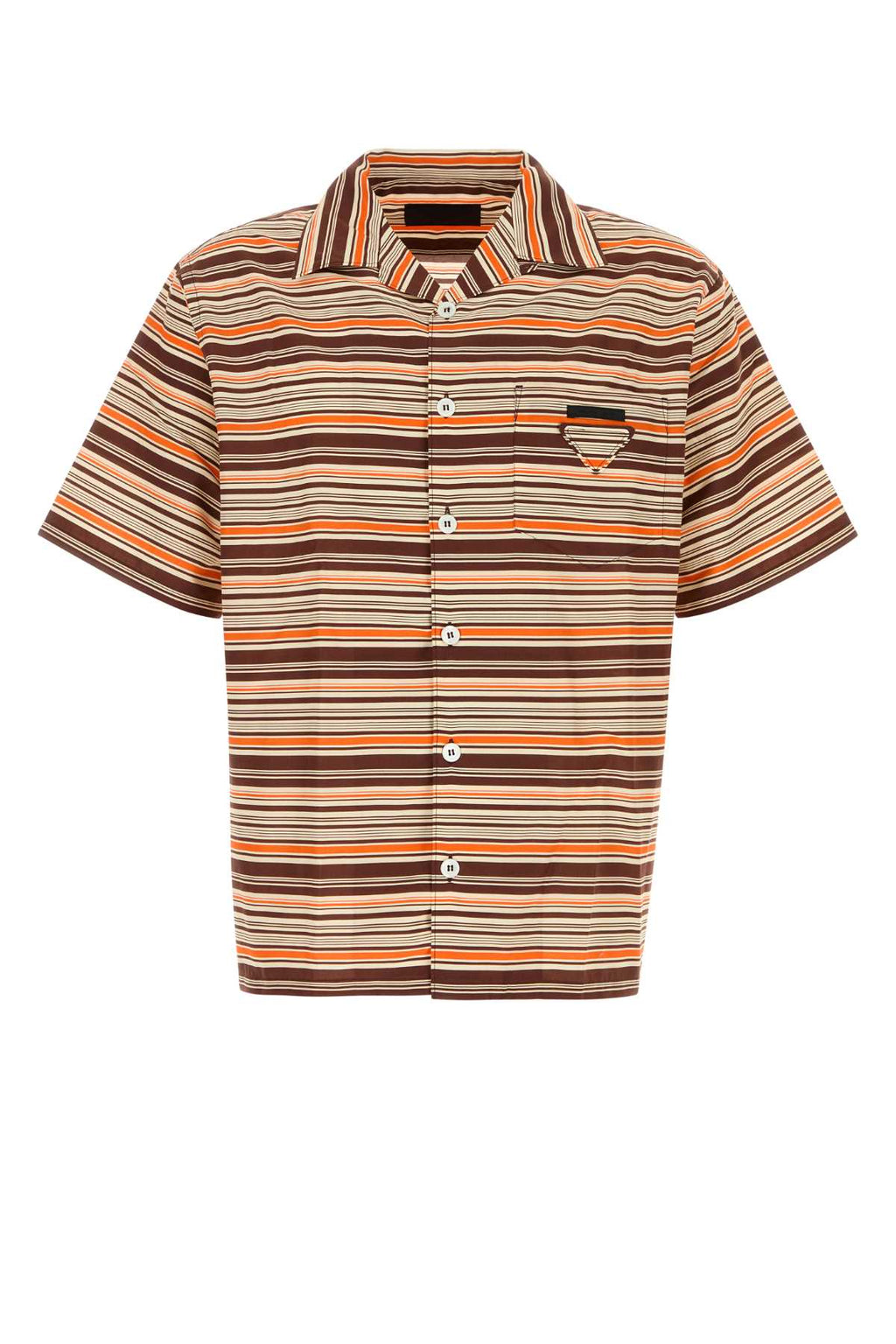 PRADA CAMICIE STAMPATE For Men 58%CO42%SE-100%TROCHUSNILOTICUS