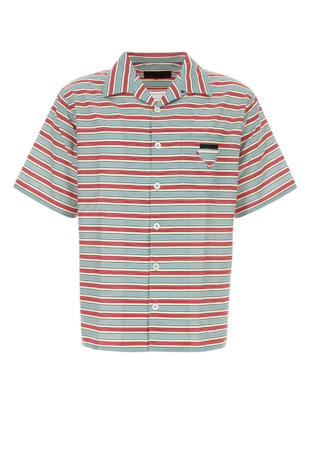 PRADA CAMICIE STAMPATE For Men 58%CO42%SE-100%TROCHUSNILOTICUS