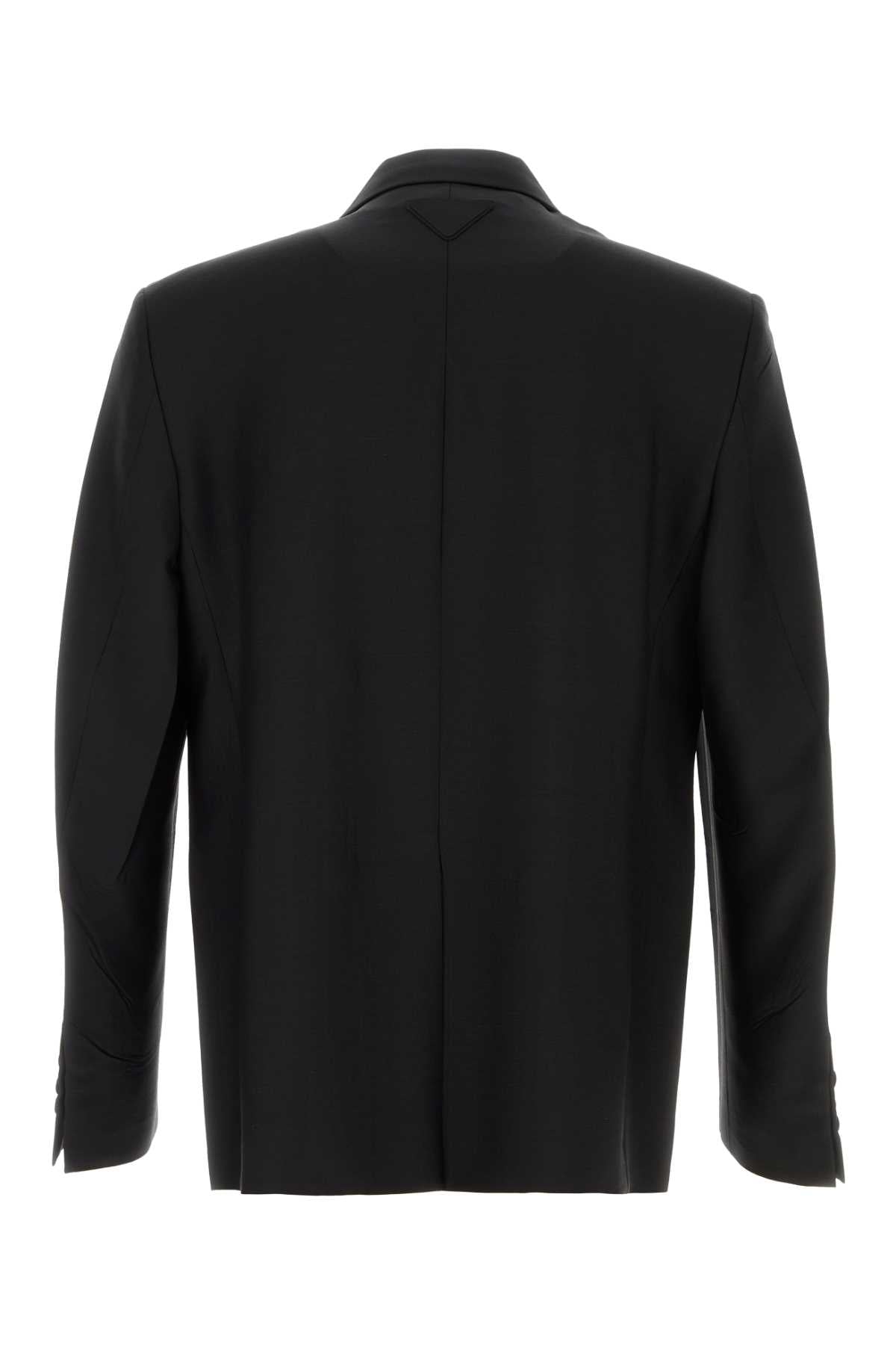 PRADA GIACCHE For Men Exterior: 60% Mohair 40% Wool Lining: 100% Recycled cupro