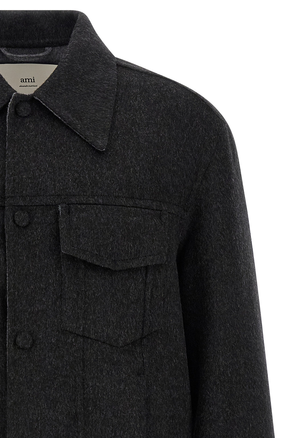 AMI PARIS Lenci cloth overshirt For Men 100% wool