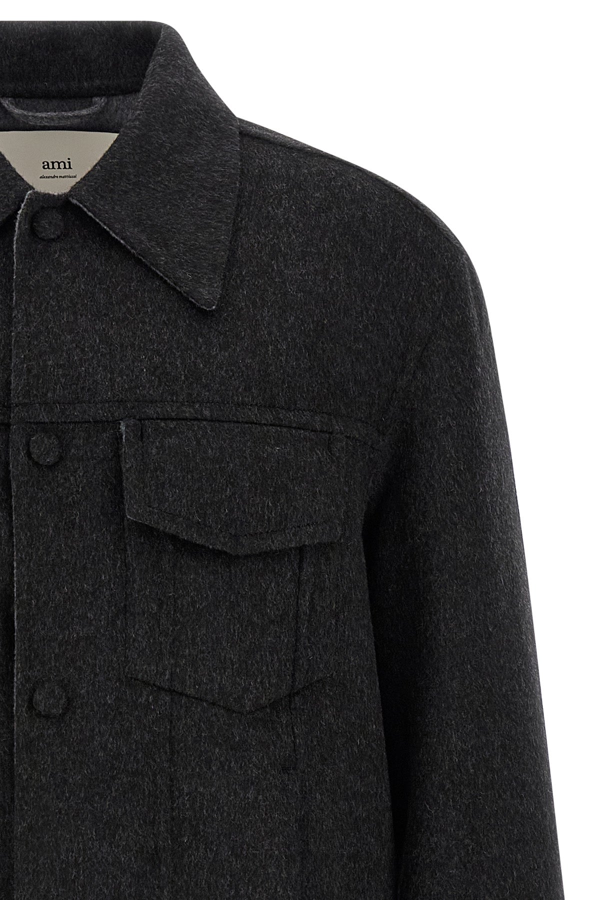 AMI PARIS Lenci cloth overshirt For Men 100% wool