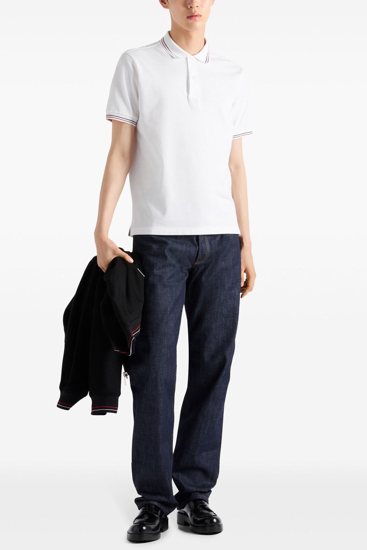 PRADA Piqué polo shirt For Men 100% cotton