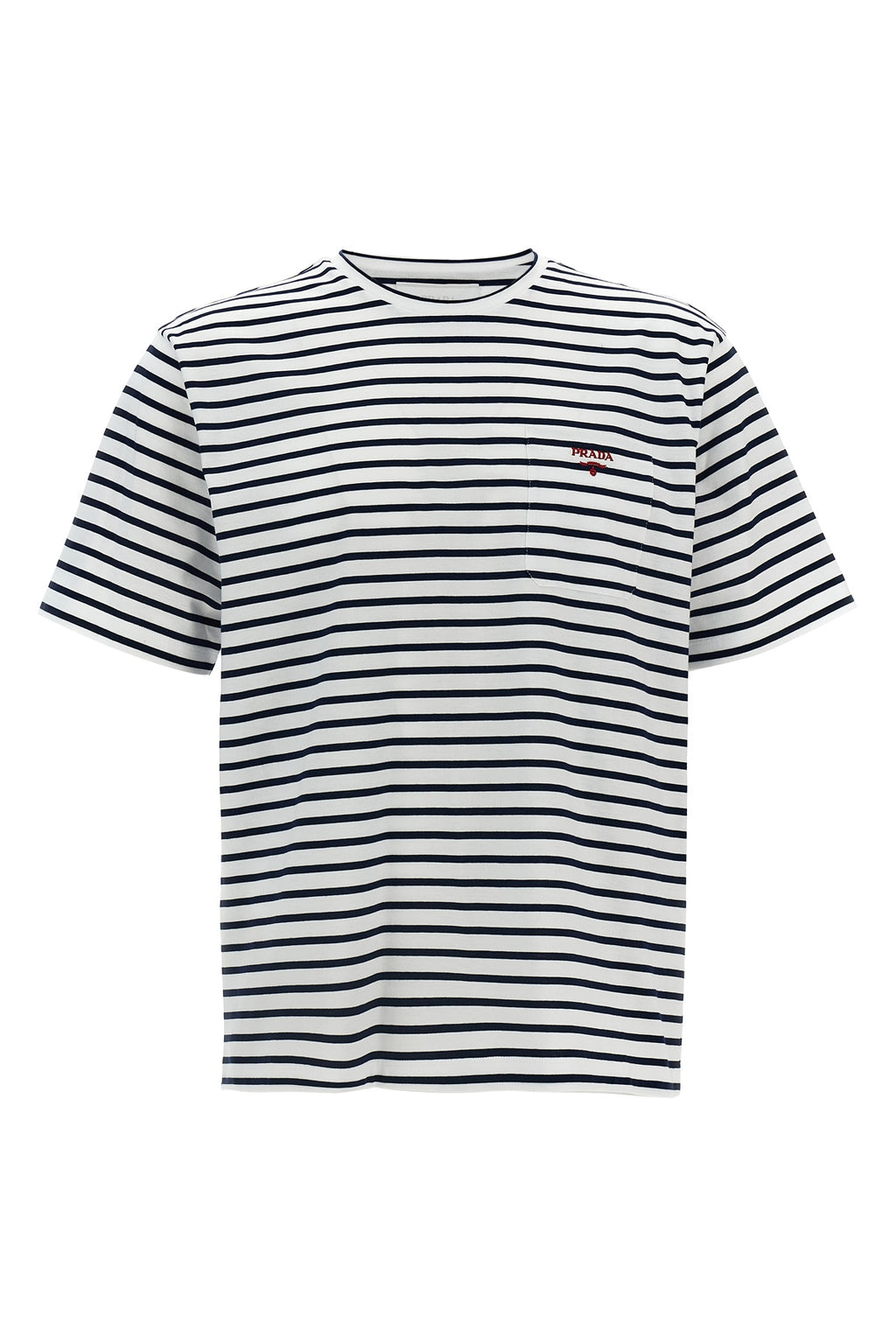 prada Logo embroidery t-shirt