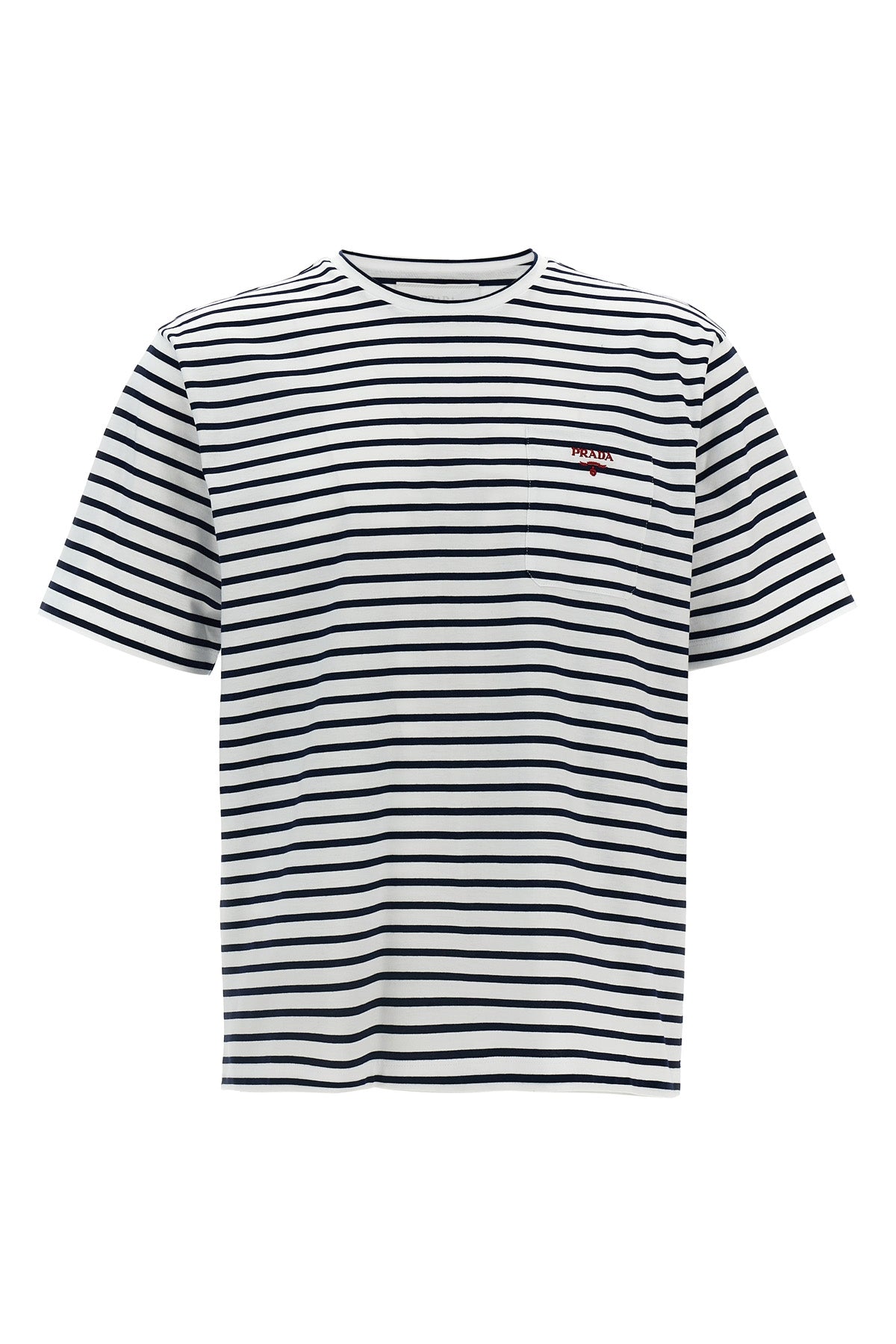 prada Logo embroidery t-shirt