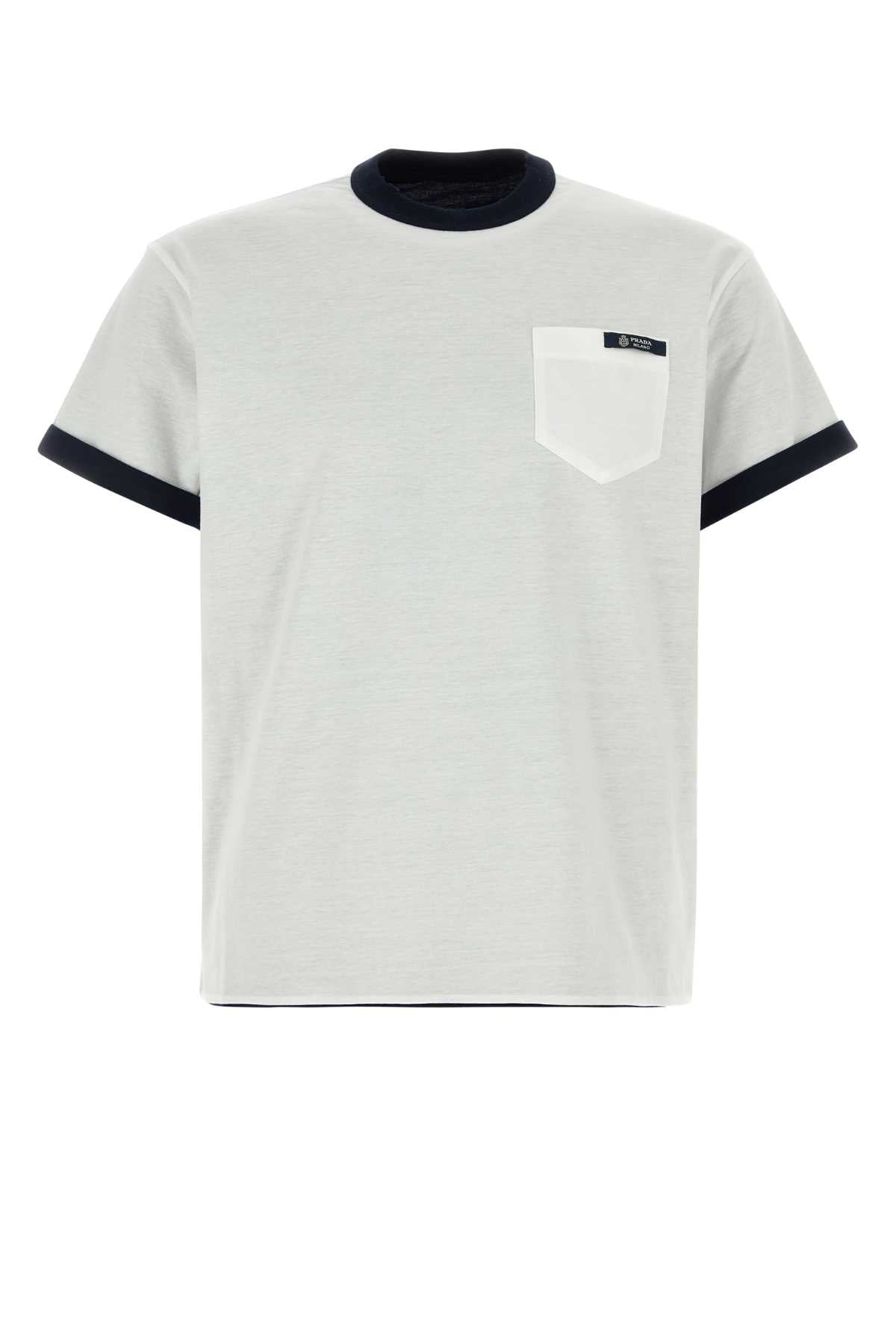 PRADA GIROCOLLO M/C For Men Exterior: 100% Cotton