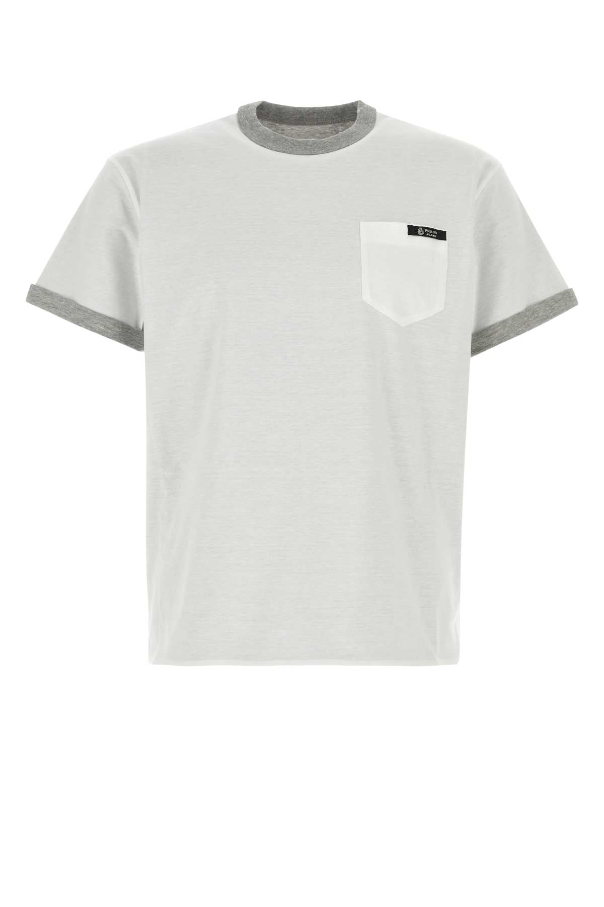 PRADA GIROCOLLO M/C For Men Exterior: 100% Cotton