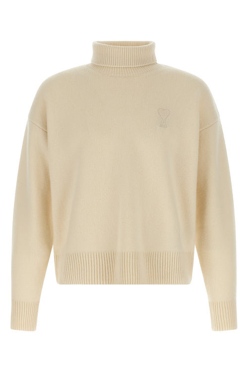 AMI PARIS 'Matis' turtleneck sweater For Men 90% wool, 10% cashmere