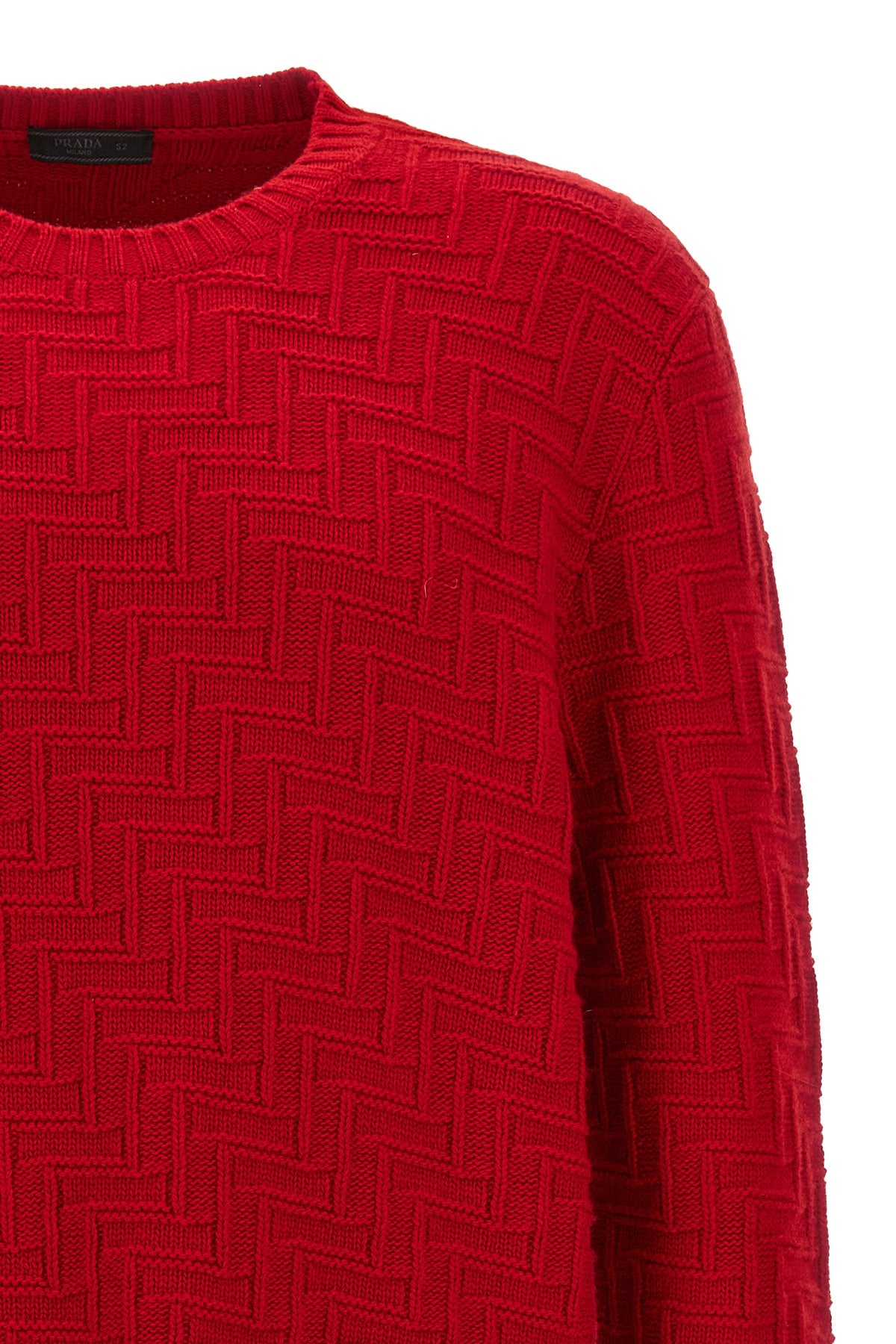 PRADA Crew neck sweater For Men 70% virgin wool 30% cashmere
