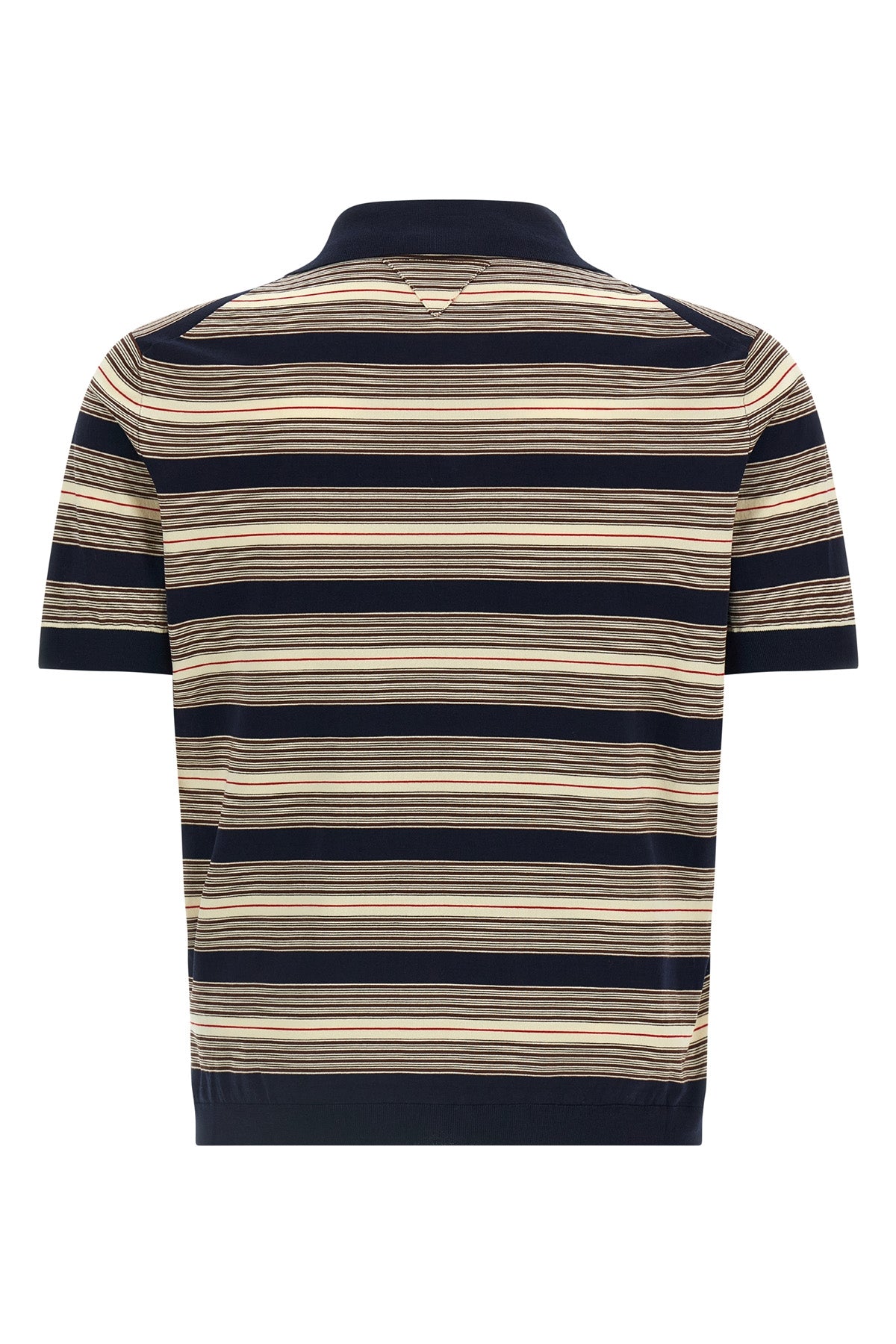 prada Striped cotton polo shirt