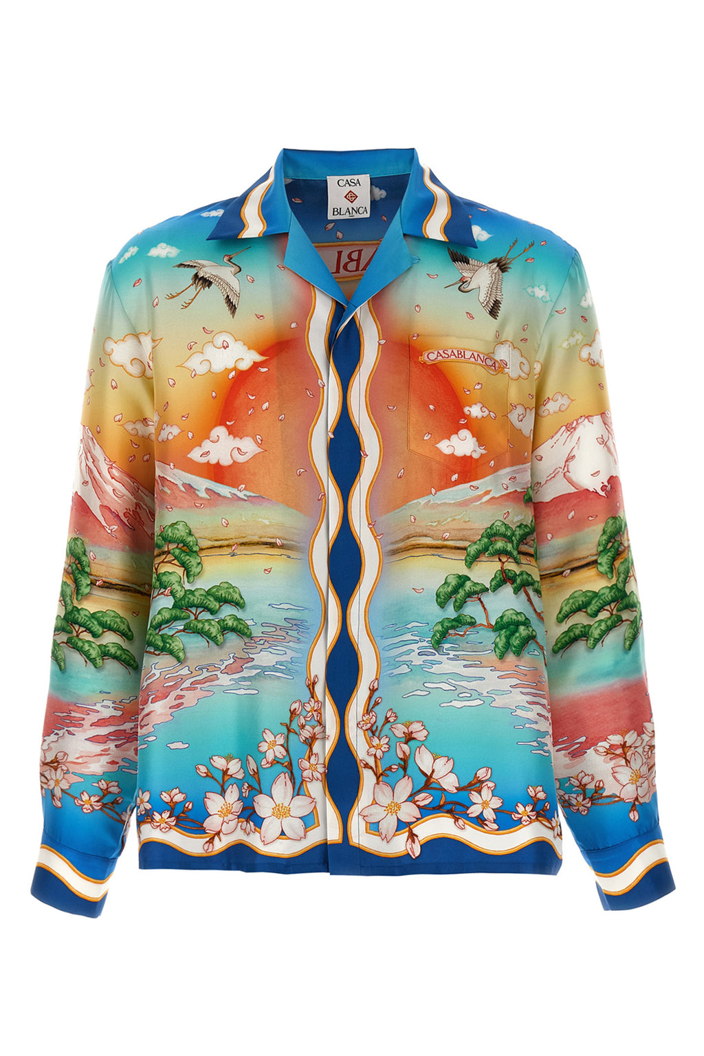 CASABLANCA 'Cuban Collar Tennis Club' shirt