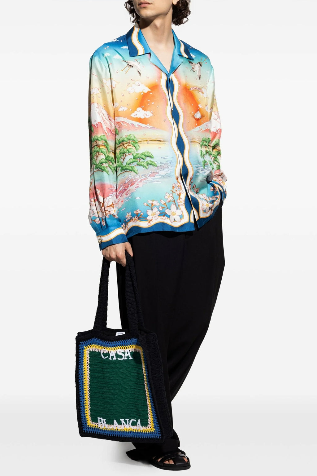 CASABLANCA 'Cuban Collar Tennis Club' shirt