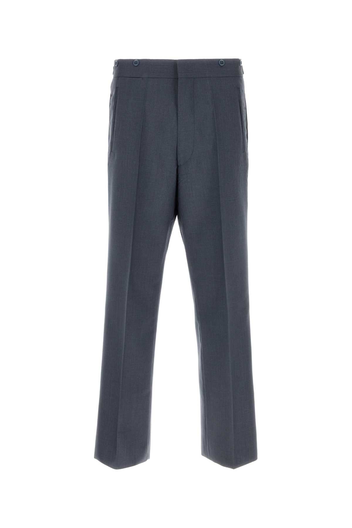 PRADA PANTALONI IN MOHAIR SETA For Men Exterior: 80% Mohair 20% Silk