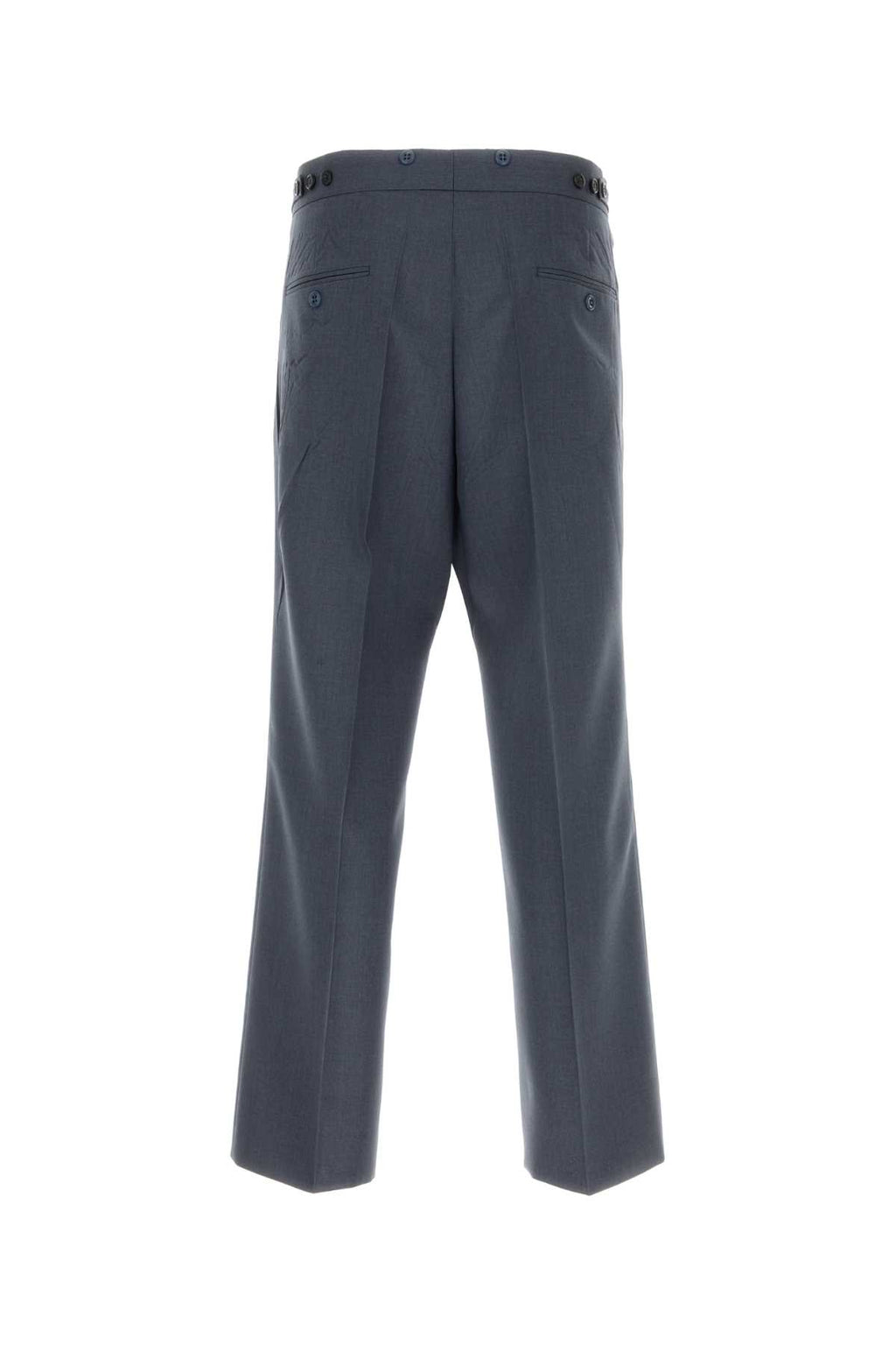 PRADA PANTALONI IN MOHAIR SETA For Men Exterior: 80% Mohair 20% Silk