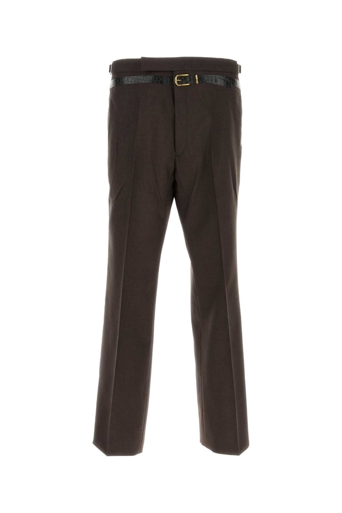 PRADA PANTALONI IN MOHAIR SETA For Men Exterior: 80% Mohair 20% Silk