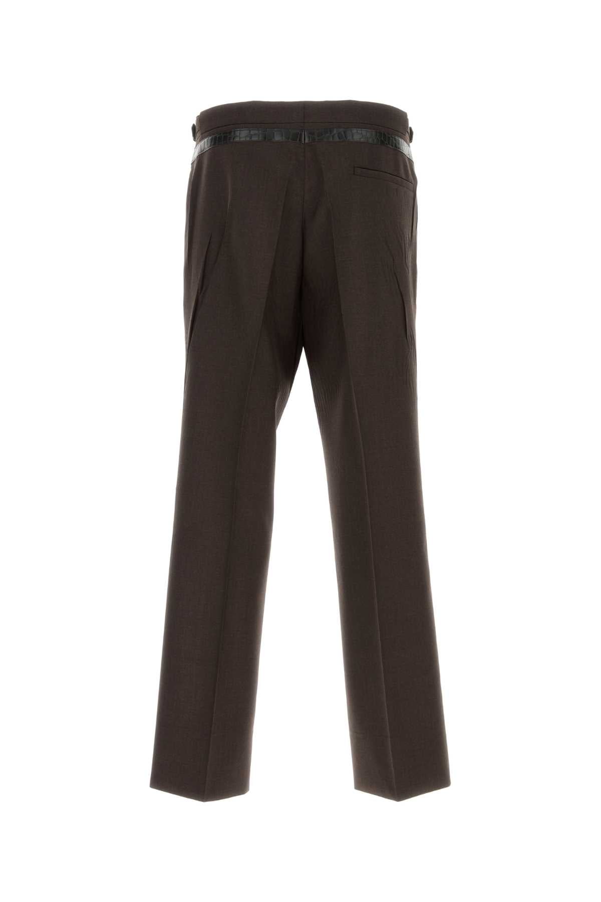 PRADA PANTALONI IN MOHAIR SETA For Men Exterior: 80% Mohair 20% Silk