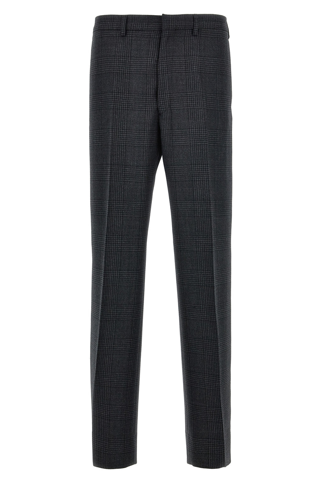 PRADA Check pants For Men 100% virgin wool