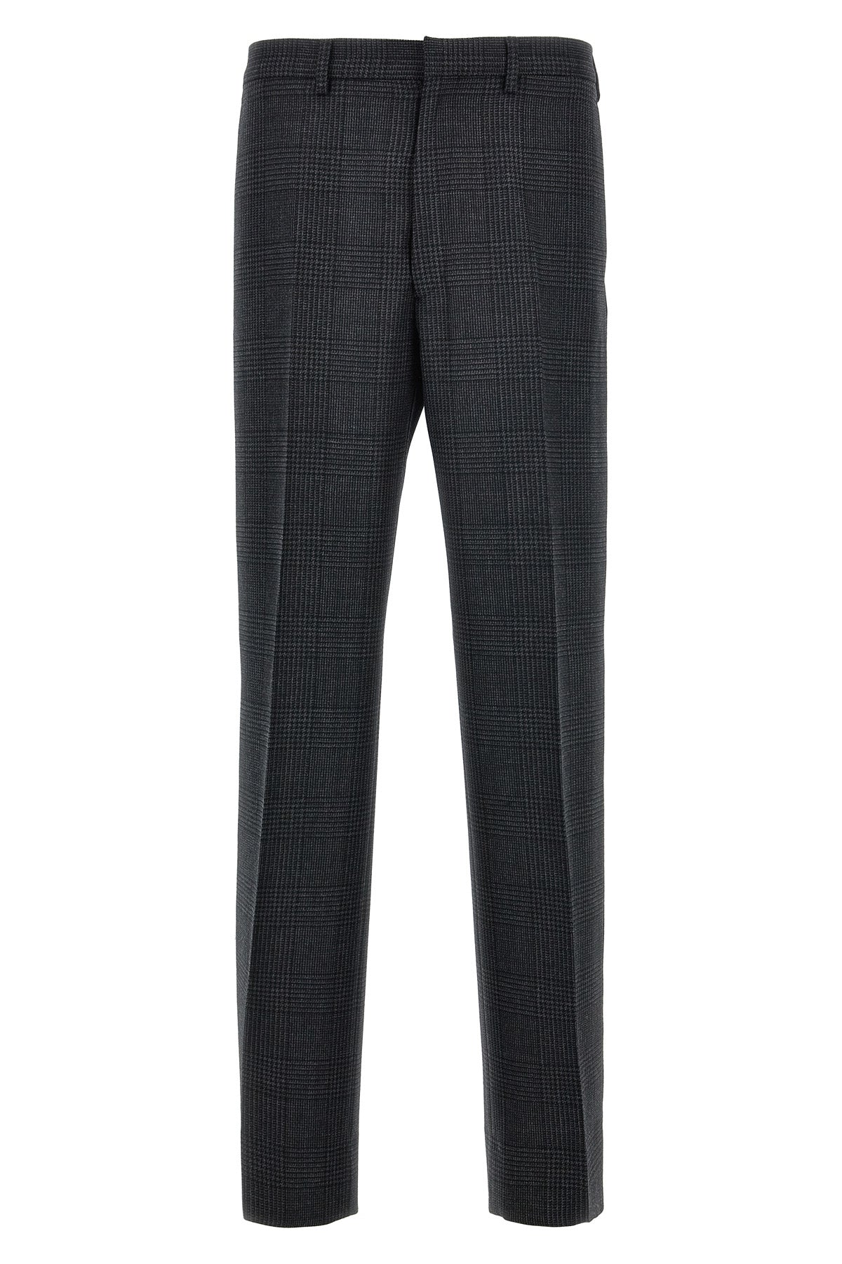 PRADA Check pants For Men 100% virgin wool