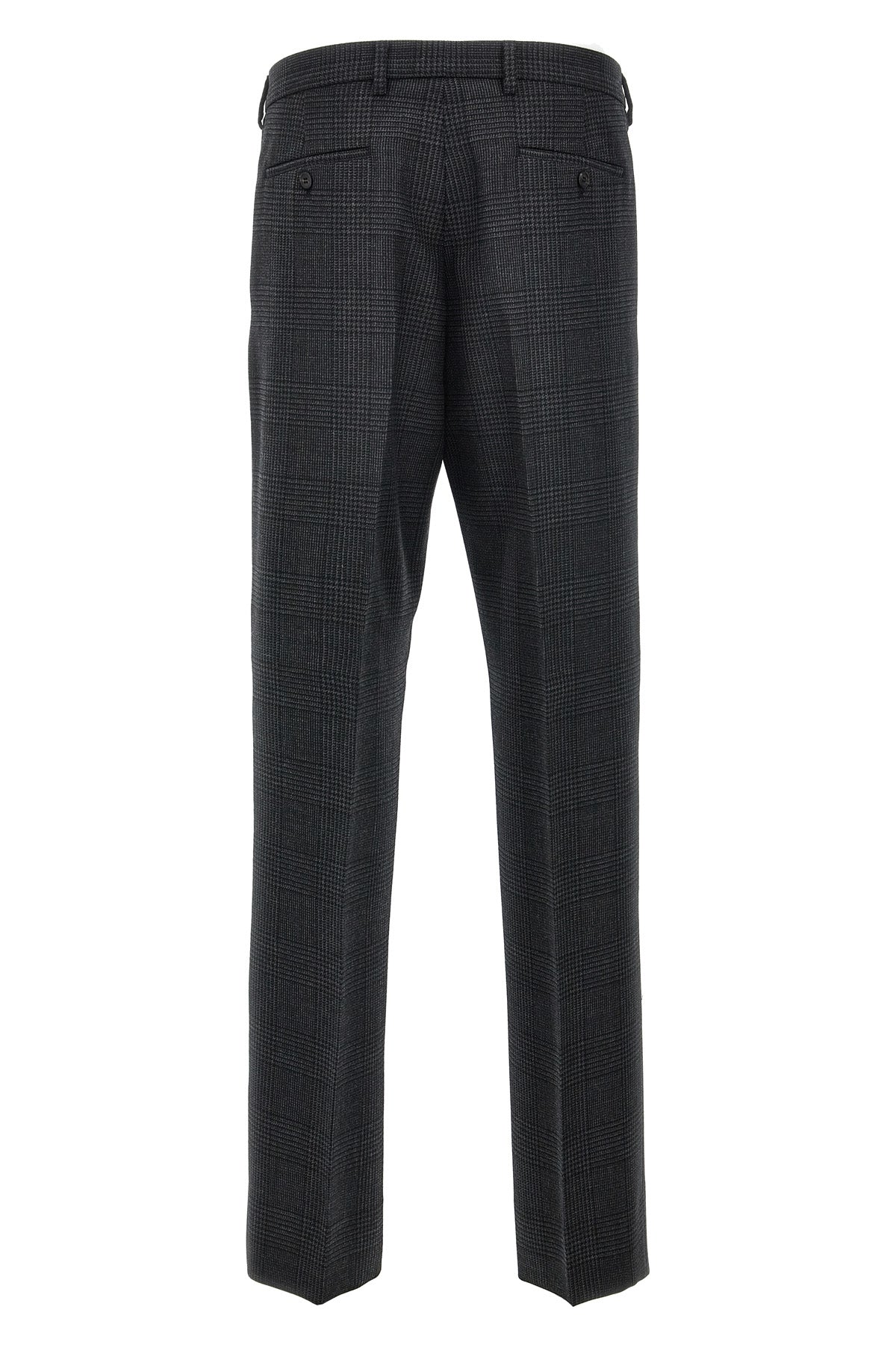 PRADA Check pants For Men 100% virgin wool