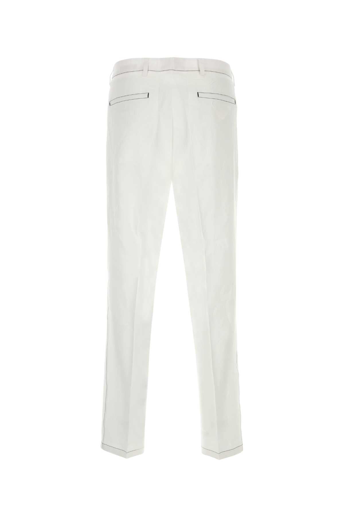 PRADA TROUSERS For Men Exterior: 100% Linen