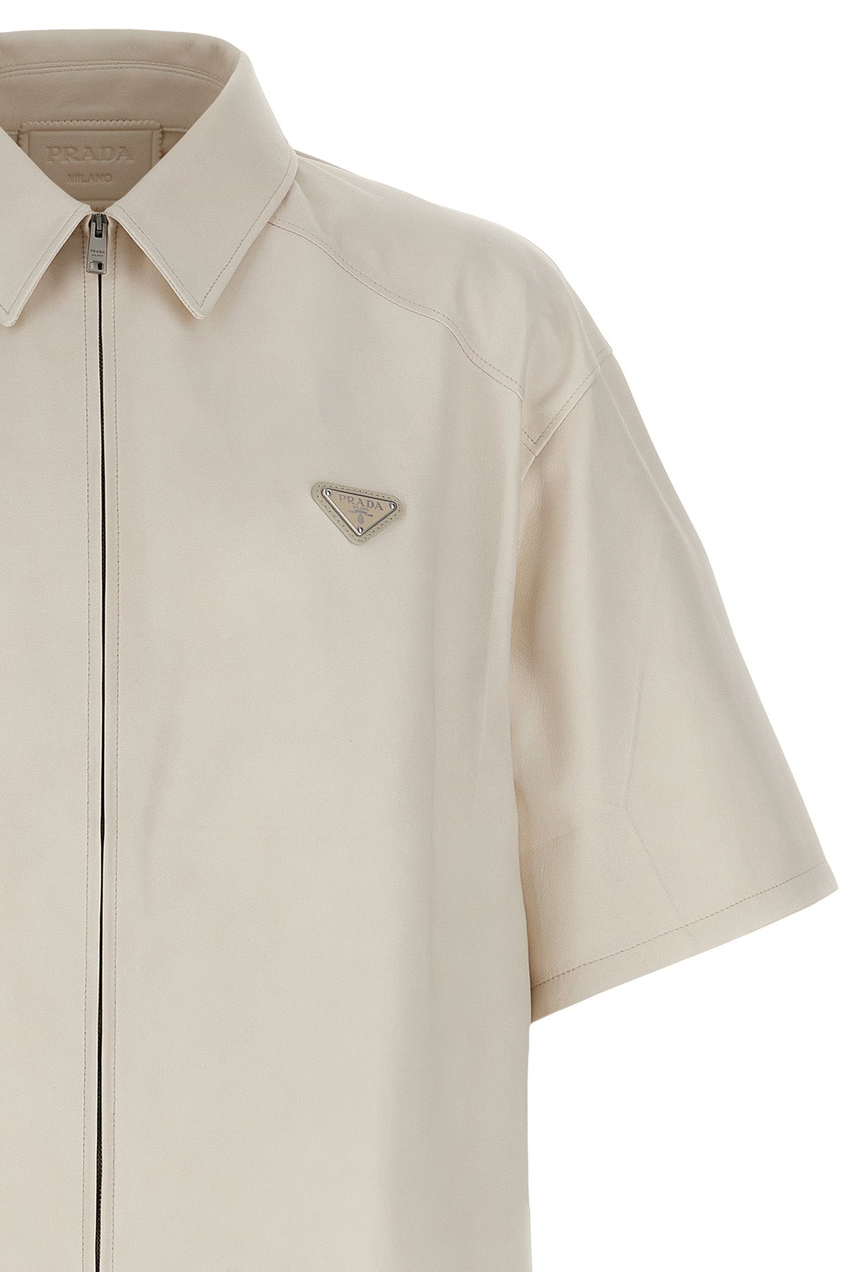 PRADA Nappa leather shirt For Men 100% lamb leather (Ovis Aries)