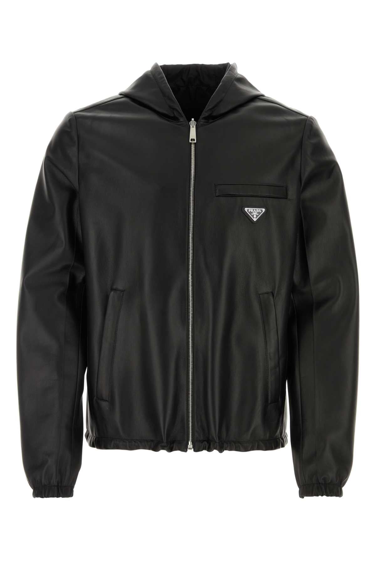 PRADA CAPI IN PELLE For Men 100%AGNELLO-100%POLIAMMIDERICICLAT