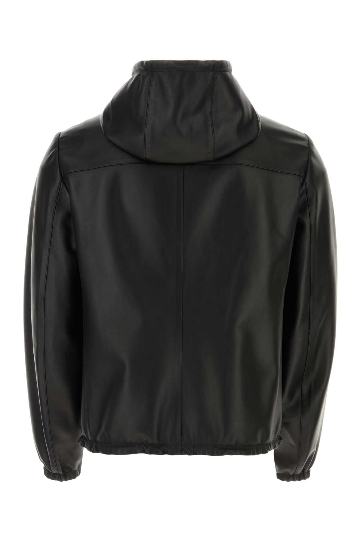 PRADA CAPI IN PELLE For Men 100%AGNELLO-100%POLIAMMIDERICICLAT