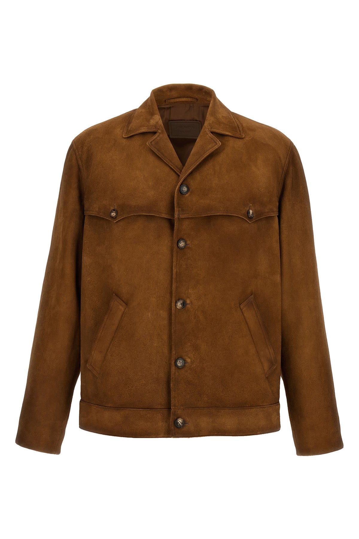PRADA Suede blouson For Men 100% lamb leather (Ovis Aries)